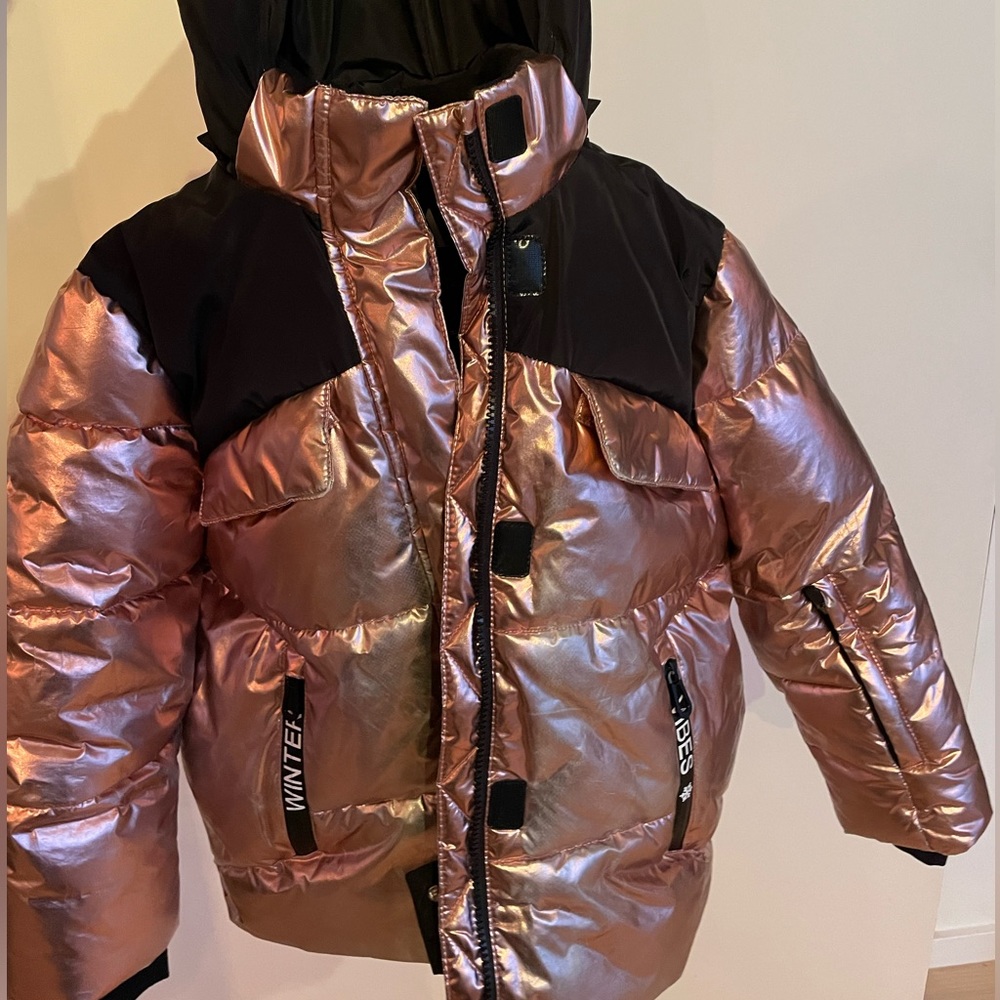 Zara girls puffer ski jacket